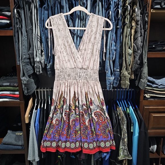 2 Midi Dresses Size L-XL Pullover Adjustable Shoulders Win Win Jon & Anna - Picture 15 of 16